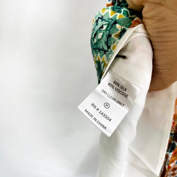 marie oliver S patchwork silk phoebe blouse - Picture 5 of 5